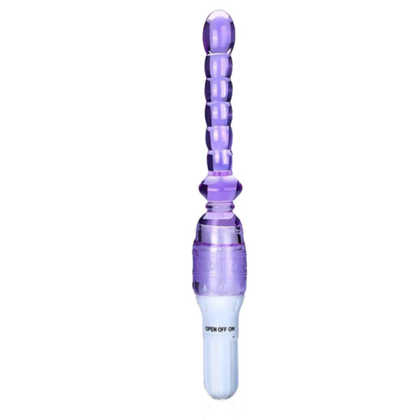 VR-022-Roxo_1 Vibrador Multivelocidade com Capa Escalonada em Jelly Removível 3R Import
