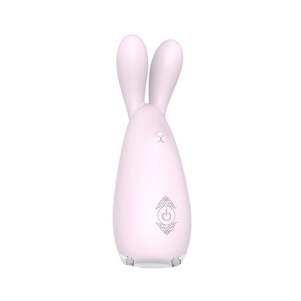 VR-059-Rosa-Claro_1 Vibrador Estimulador Coelho Recarregável 9 Modos de Vibração 3R Import