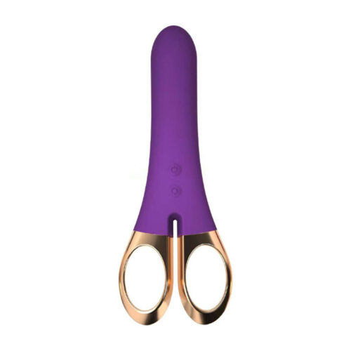 Vibrador Recarregável com 9 Modos de Vibração via Aplicativo com Formato de Tesoura 3R Import