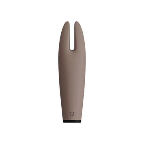 VR-089-Marrom_1 Bunny Vibrador Ponta Dupla com 5 Modos de Vibração e 2 Níveis de Intensidade 3R Import