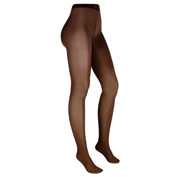 W06308-U-Marrom_1 Meia Calça Clássica Fio 20 Trifil
