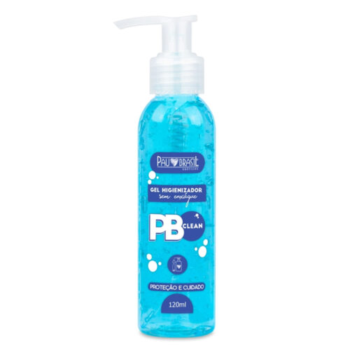 X040_1 PB Clean Gel Higienizador sem Enxágue 120ml Pau Brasil