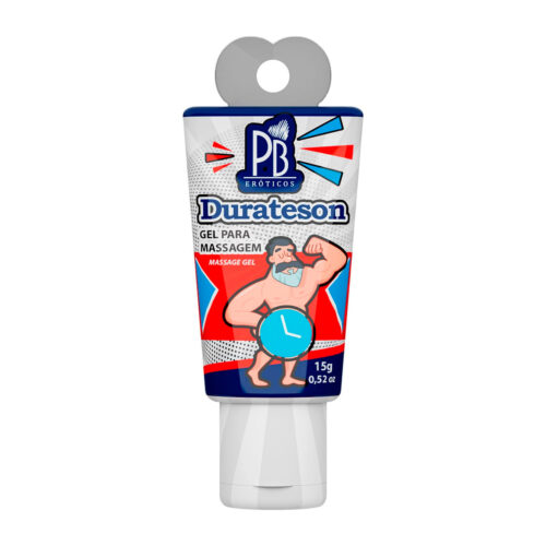 X050_1 Gel para Massagem Corporal Durateson 15g Linha PB Eróticos La Pimienta