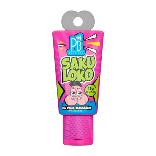 X051 Gel para Massagem Corporal Saku Loko 15g Linha PB Eróticos La Pimienta