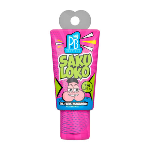 X051_1 Gel para Massagem Corporal Saku Loko 15g Linha PB Eróticos La Pimienta