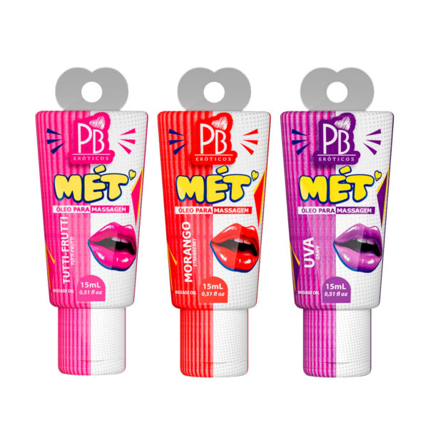 X104-Tutti-Frutti_2 Mét Óleo para Massagem Corporal Beijável 15ml Linha PB Eróticos La Pimienta