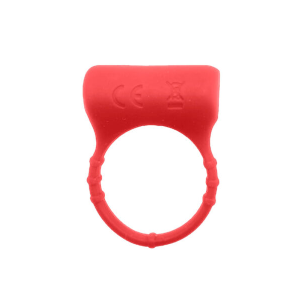 XW1009-Coral_2 Anel Peniano com Vibrador e Estimulador Clitoriano Our Moment Import