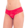 Calcinha em Renda Desenhada Fio com Cós mais Largo e Laço em Cetim Yully