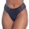 YUL042-GG-Preto_1 Calcinha Rendada Fio Duplo Conforto Adriana Yully Lingerie