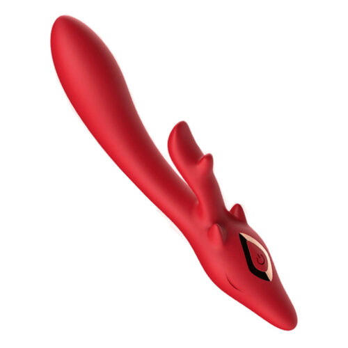 Vibrador Fawn Duplo com Estimulador de Clitóris e 8 Modos de Vibração Libb