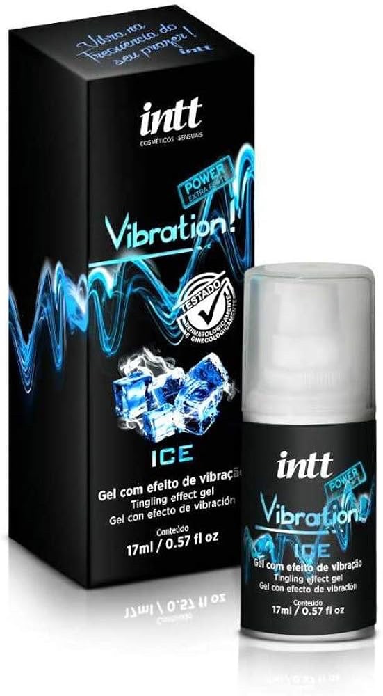 Vibration Gel Excitante que Vibra Power Extra Forte Sabor Ice 17ml Intt