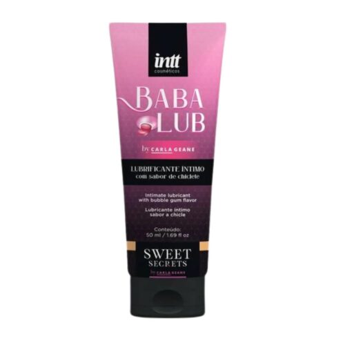 Babalub Lubrificante Beijável à Base d'Água 50ml Linha Sweet Secrets Intt