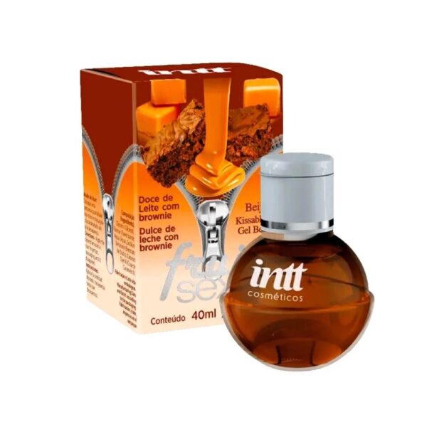 Fruit Sexy Gel Beijável Sabor Doce de Leite com Brownie 40ml Intt