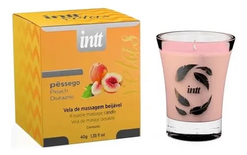 img_6454 Vela para Massagem Beijável Pessêgo 40g Intt