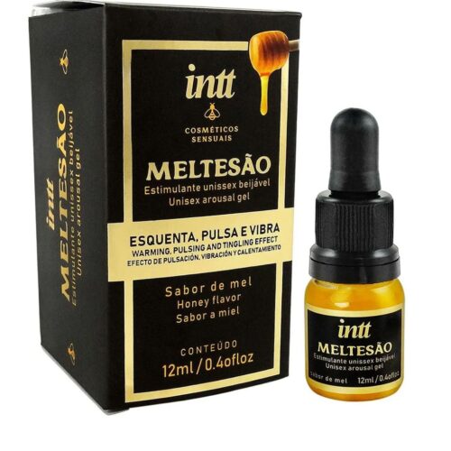 Meltesão Estimulante Unissex Beijável que Esquenta, Pulsa e Vibra 12ml Intt