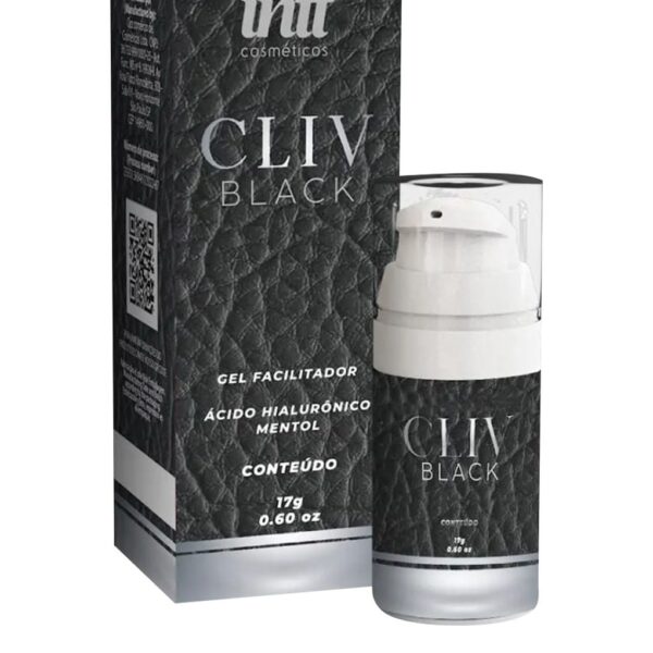 seven-recorte-produto-72092 Cliv Black Gel Facilitador Anal com Ácido Hialurônico e Mentol 17g Intt