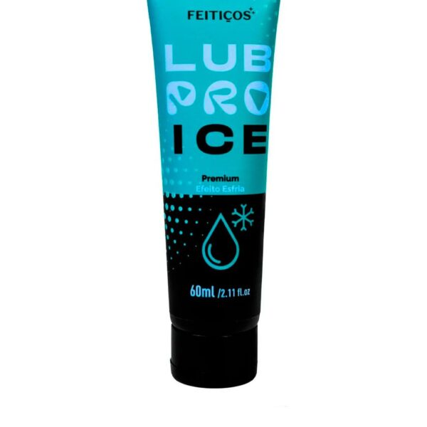 LubPro Ice Premium Lubrificante Efeito Gelado 60ml Feitiços Aromáticos