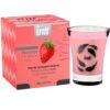 Vela para Massagem Beijável de Morango Intt