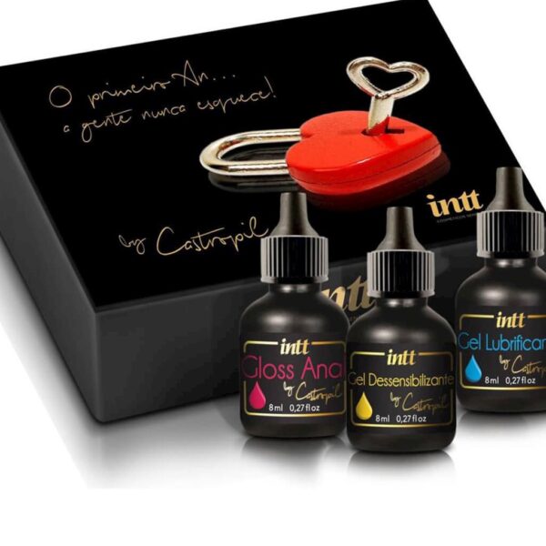 Kit Meu Primeiro Anal Sabor Blueberry 8ml By Castropil Intt
