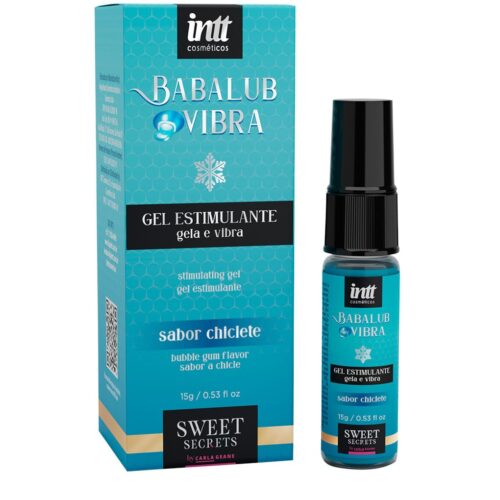 seven-recorte-produto-75524 Babalub Vibra Excitante que Esfria e Vibra 15g Linha Sweet Secrets Intt