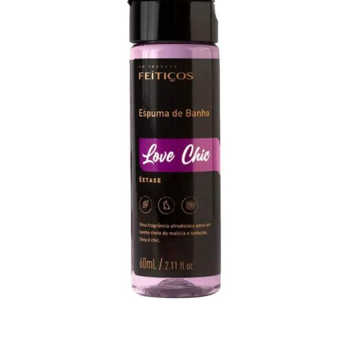 seven-recorte-produto-76203 Love Chic Êxtase Espuma de Banho 60ml Feitiços Aromáticos