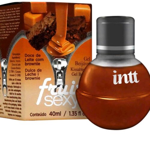 seven-recorte-produto-76840 Fruit Sexy Gel Beijável Sabor Doce de Leite com Brownie 40ml Intt