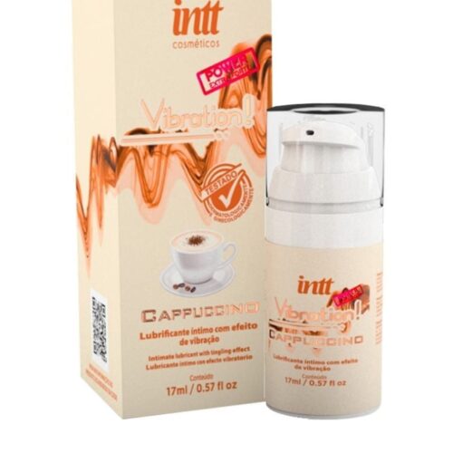 Vibration Gel Excitante Que Vibra Power Extra Forte Sabor Cappuccino 17ml Intt