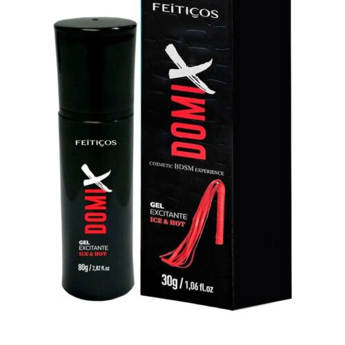 seven-recorte-produto-79789 Domix Gel Excitante de Adestramento Ice & Hot Linha BDSM Premium 30g Feitiços Aromáticos