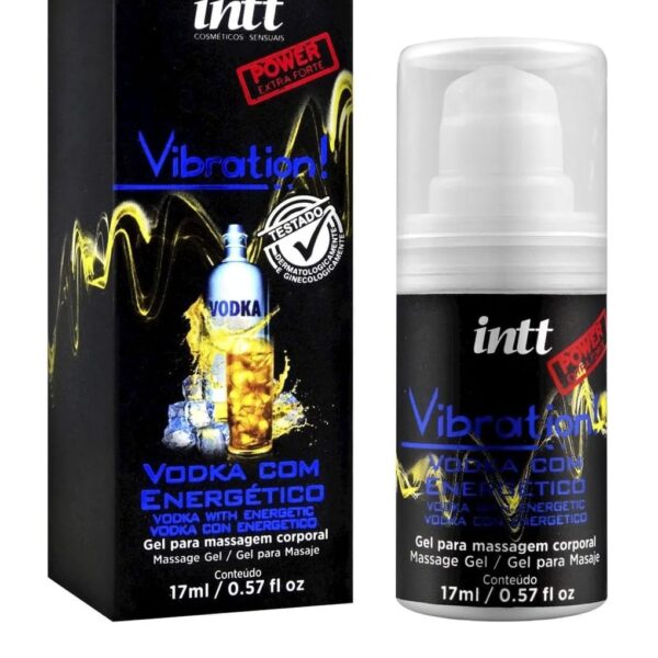 seven-recorte-produto-79860 Vibration Gel Excitante que Vibra Power Extra Forte Sabor Vodka com Energético 17ml Intt