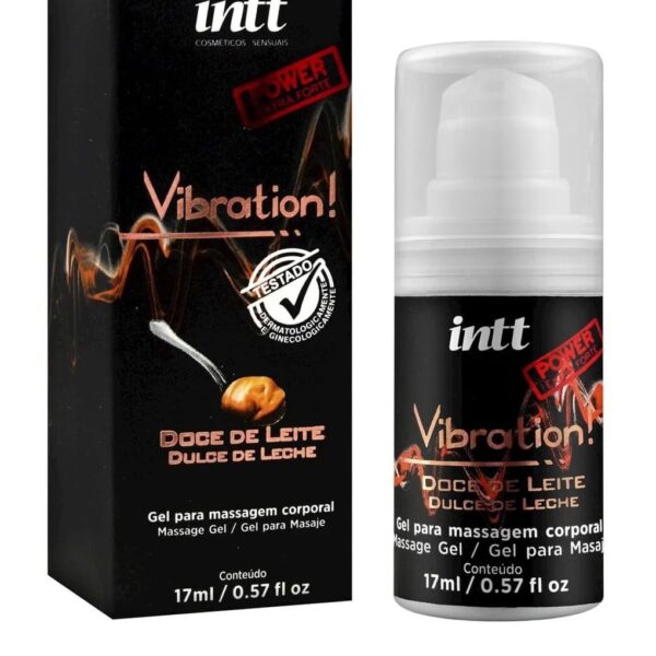 seven-recorte-produto-79862 Vibration Gel Excitante que Vibra Power Extra Forte Sabor Doce de Leite Intt 17ml