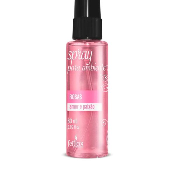 Spray para Ambiente Rosas Amor e Paixão 60ml Feitiços